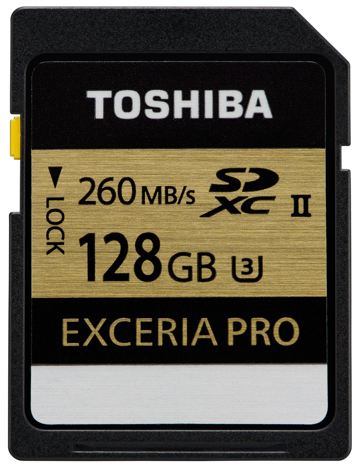 SD UHS2 U3 EXCERIA PRO128GB bulk frontH 1