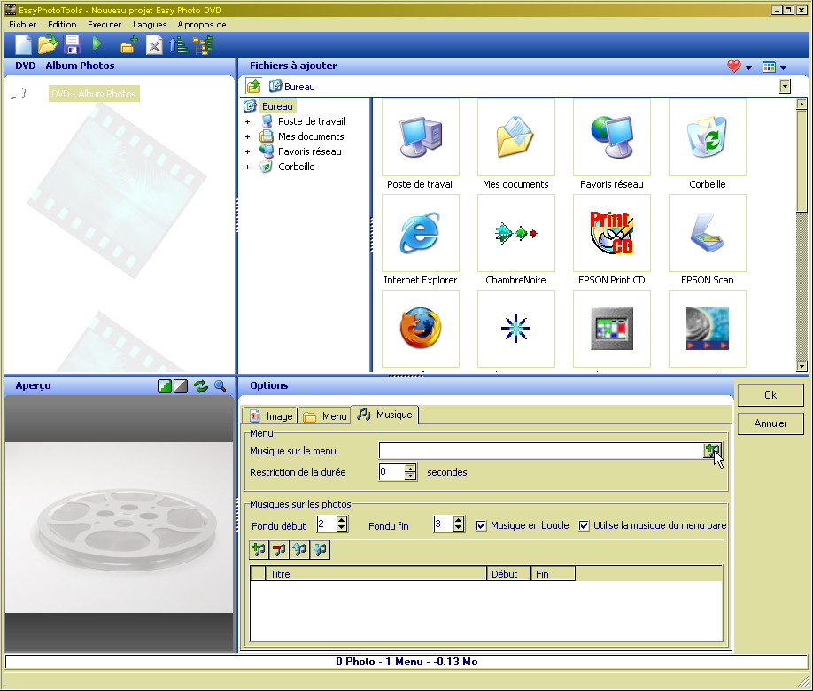 Easy Photo Tools - 8 Musique mt_popup:Easy Photo Tools - 8 Musique