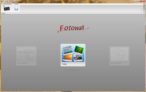 Fotowall - 1 Interface ouverture mt_popup:Fotowall - 1 Interface ouverture