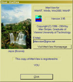Logiciel Irfan View 3.95