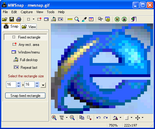 mt_popup:MWSnap - 1 Interface ouverture