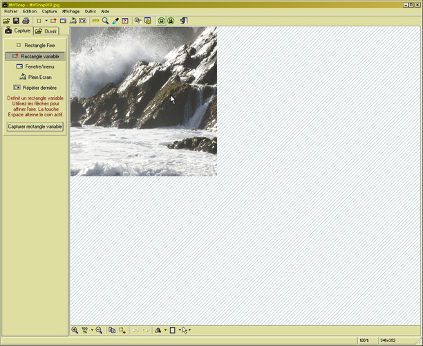 mt_popup: MWSnap - 3 Sélection zone image
