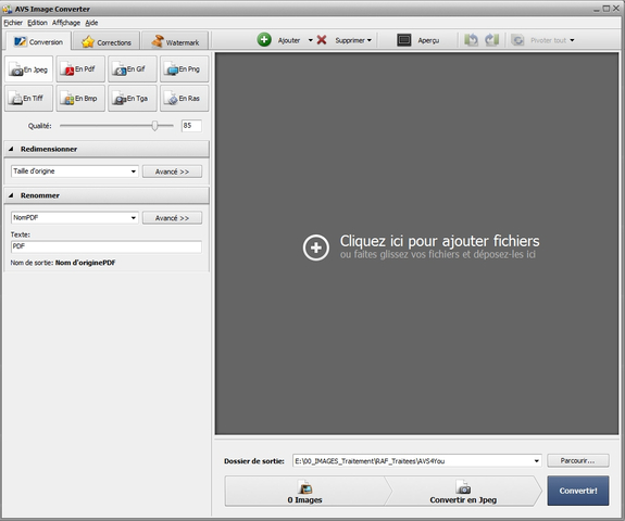 AVS Image Converter -1 Ouverture mt_popup:AVS Image Converter -1 Ouverture
