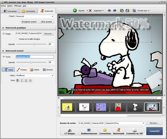 6 Filigrane image et texte mt_popup:AVS Image Converter -6 Filigrane image et texte