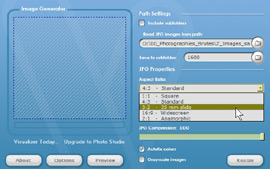Visualiser Photo Resizer - 4 Choix du format mt_popup:4 Choix du format