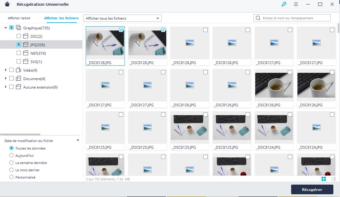 recuperer photo recoverit wondershare 4