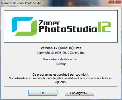 Zoner -A propos de Zoner12 mt_popup:Zoner -A propos de Zoner12