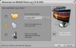 Photos sur CD et DVD 8 de Magix